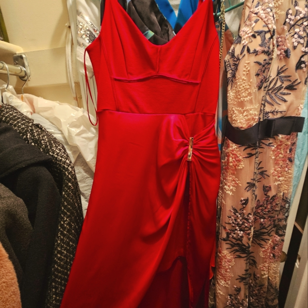 Guess Karin dress Sz XS ruby red valentines xmas